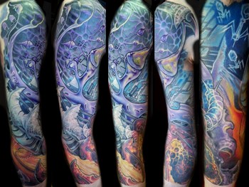 Tattoos - Neuron Sleeve - 36335