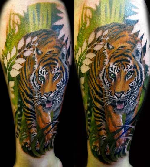 Tattoos - tiger - 50743