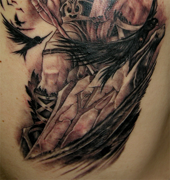 Tattoos - Odin detail - 22619