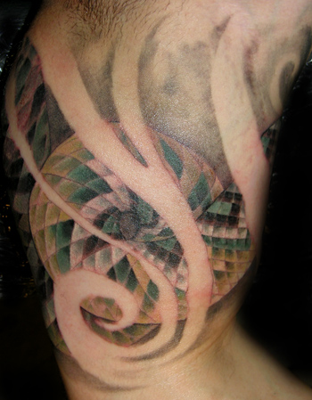Tattoos - Rattle snake inner arm - 20323