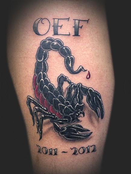 Tattoos - OEF Scorpion - 62246