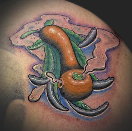 Tattoos - Smoking Pipe - 60659