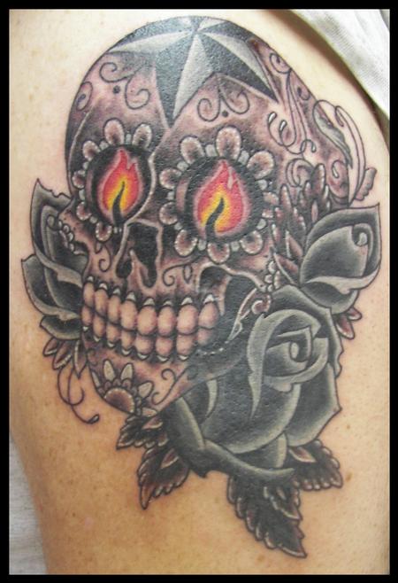 Tattoos - sugar skull - 60153