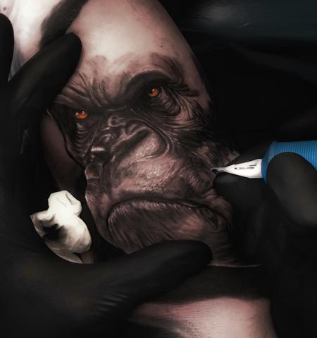 Tattoos - gorilla - 128122