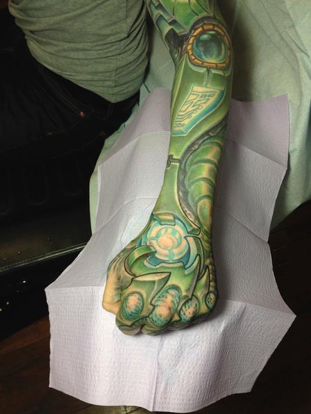 Tattoos - Robotic hand tattoo and bio robotic arm tattoo - 109224