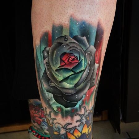 Tattoos - Northern Lights Rose - 103559
