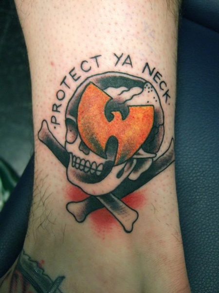 Tattoos - Traditional Skull Tattoo - 61624