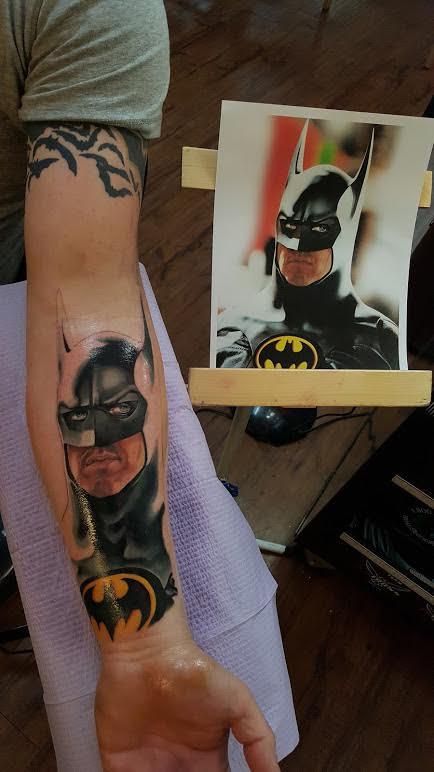 Tattoos - Batman color portrait - 121697