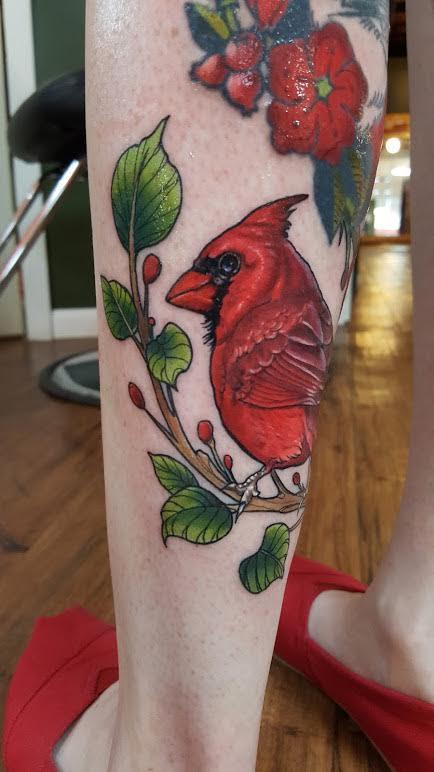 Tattoos - Color Cardinal Tattoo - 121700