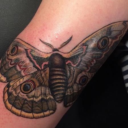 Tattoos - Vintage moth - 115419
