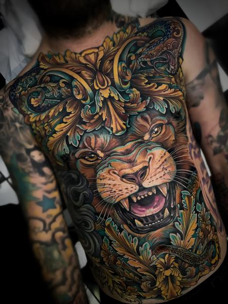 Tattoos - Lion Front piece  - 144021