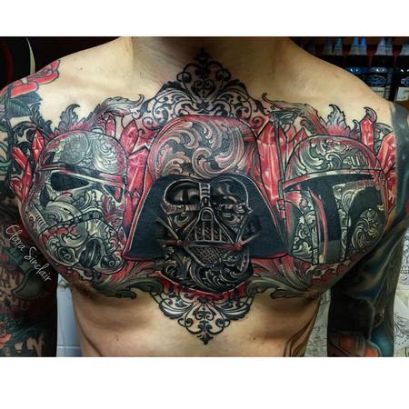 Tattoos - Ornamental Starwars Chest Piece - 125465