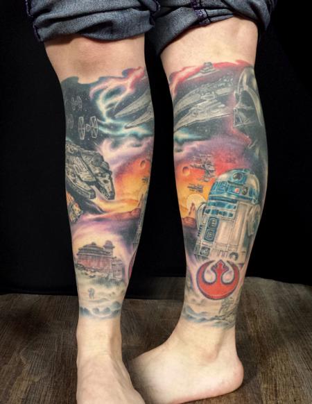 Tattoos - Star Wars leg sleeve - 115651