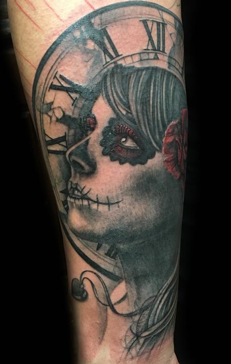 Tattoos - Day of the dead woman - 114030