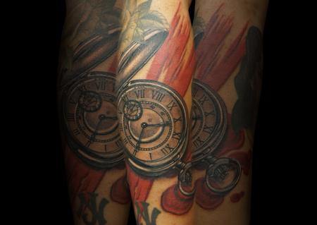 Tattoos - Pocketwatch Trash Polka - 107859