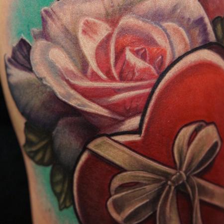 Tattoos - Rose in Heart box (Detail) - 114033