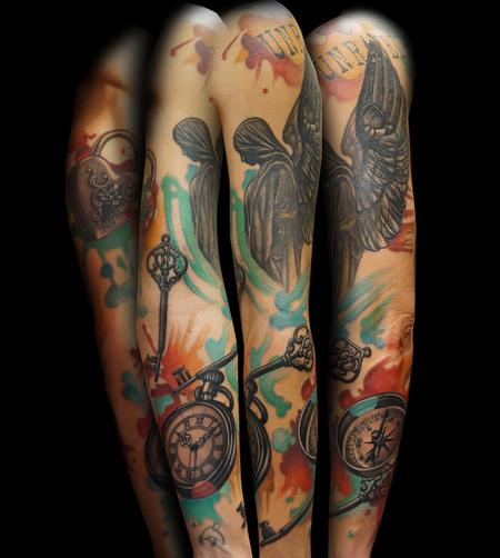 Tattoos - Watercolor sleeve - 115578