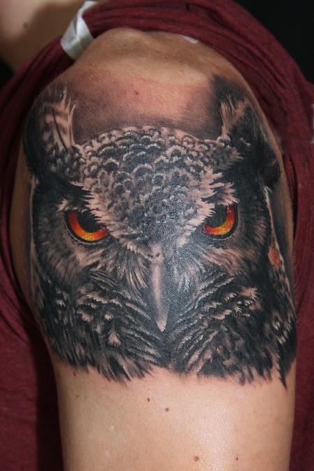 Tattoos - Owl - 101688