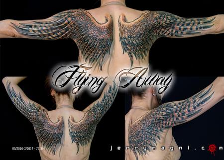 Tattoos - flying away - 126707