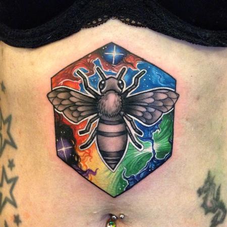 Joe Phillips psychedelic space banger tattoos