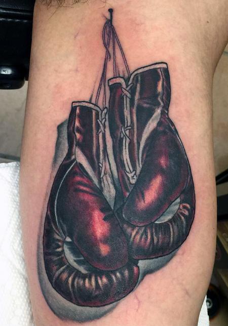 Tattoos - boxing gloves - 115411