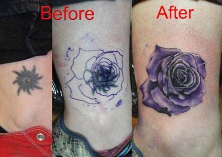 Tattoos - Color Rose Tattoo - 61641