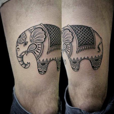 Tattoos - Elephant - 102512