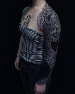 Tattoos - Ornamental Blackwork Sleeve - 125462