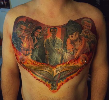 Tattoos - Thriller full chest  - 113918