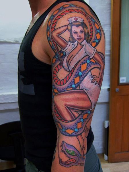 Tattoos - Pinup Tattoo - 60556