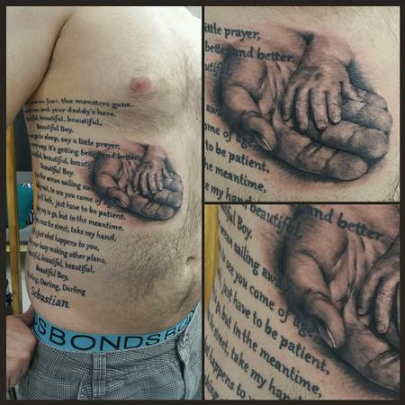 Tattoos - john lennon lyrics with baby hand - 113759
