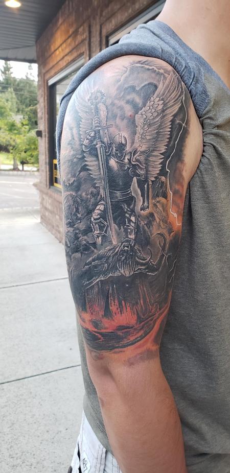 Tattoos - Saint Michael Tattoo  - 134857