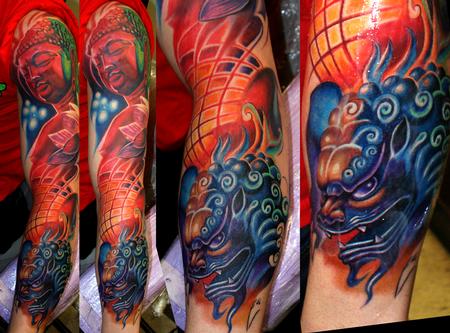 Tattoos - foo dog - 62602