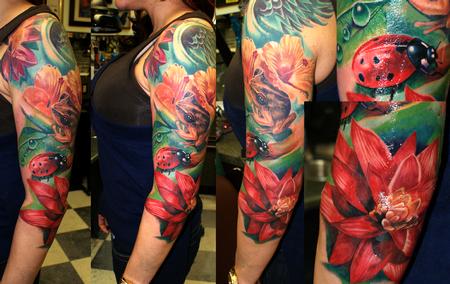 Tattoos - flowers & critters - 62392