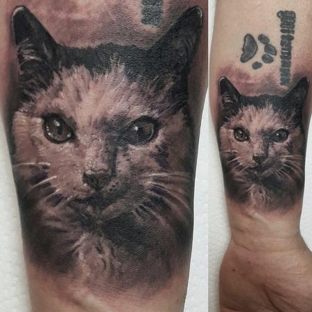 Tattoos - Cat Portrait Tattoo - 140411