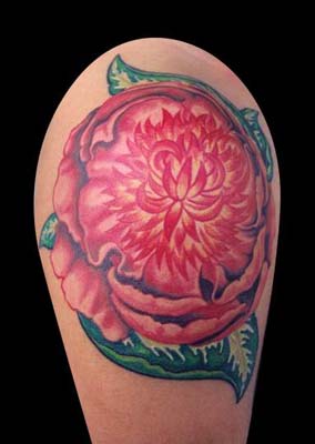 Tattoos - Peony - 14459