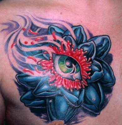 Tattoos - Lotus Eye - 14460