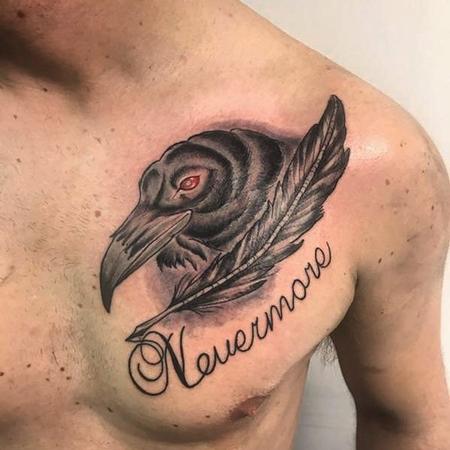 Tattoos - edgar allan poe raven - 133087
