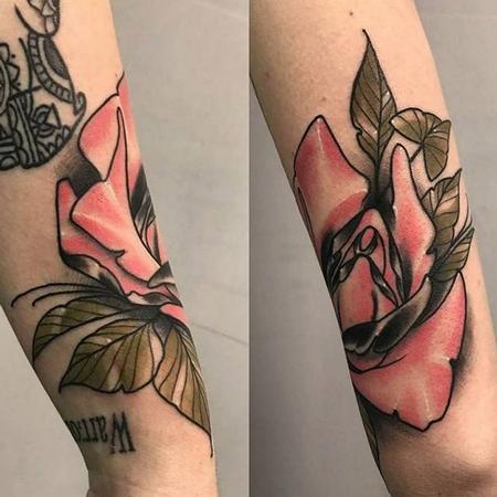 Tattoos - Neotraditional rose - 133088