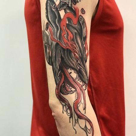 Tattoos - Demon fox tattoo - 133090