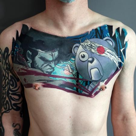 Tattoos - Afro-Samurai Chestpiece - 143652