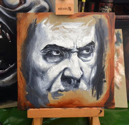 Alan Aldred - Bela Lugosi Oil Portrait