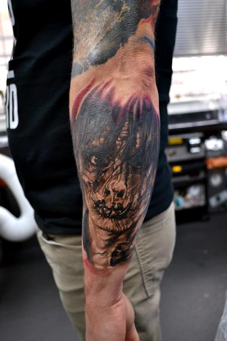 Alan Aldred - Billy Hocus Pocus Portrait Tattoo