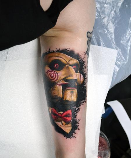 Tattoos - Billy from SAW portrait - 129547