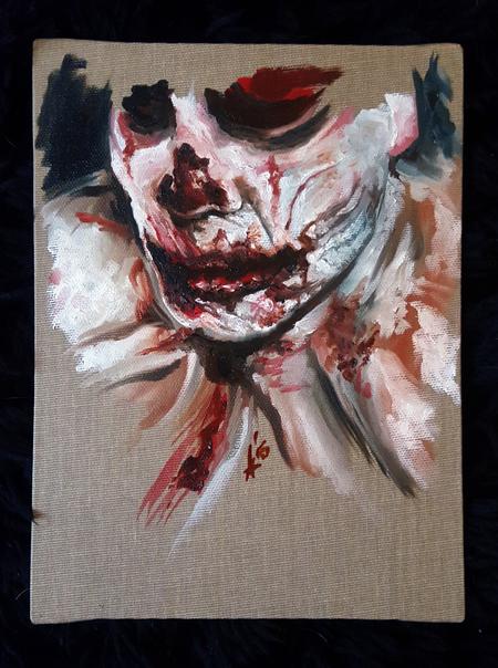 Alan Aldred - Cloyne (Clown) Oil Painting