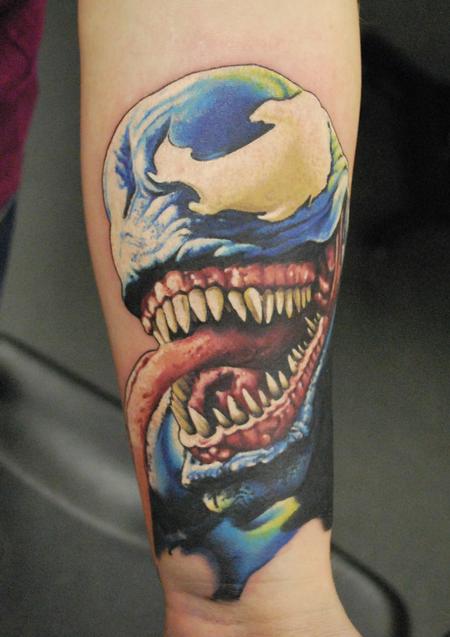 Tattoos - Custom Venom Marvel Villain - 99462