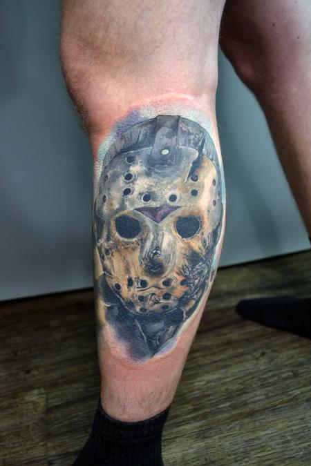 Tattoos - Jason Voorhees Friday 13th Portrait - 142690