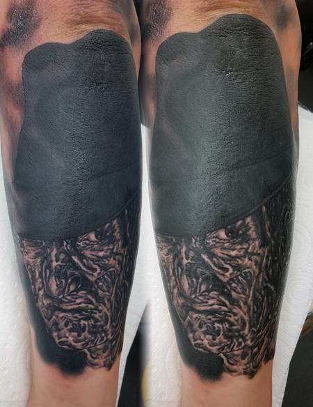 Tattoos - Freddy Kreuger Portrait Tattoo - 121966