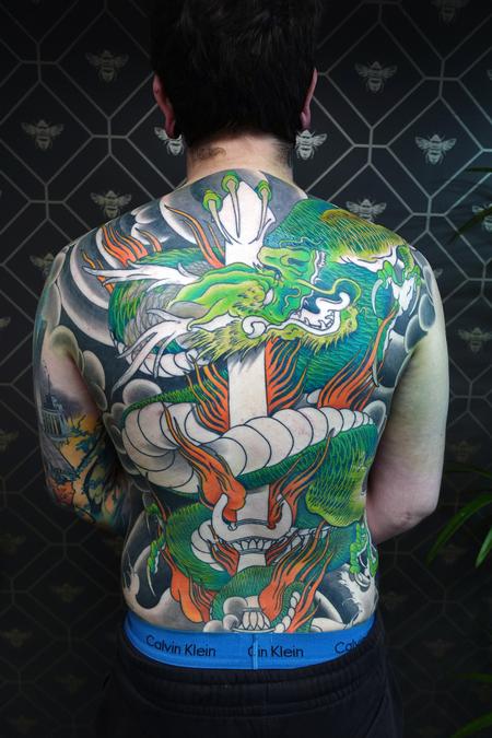 Tattoos - Ongoing Dragon Backpiece  - 145778