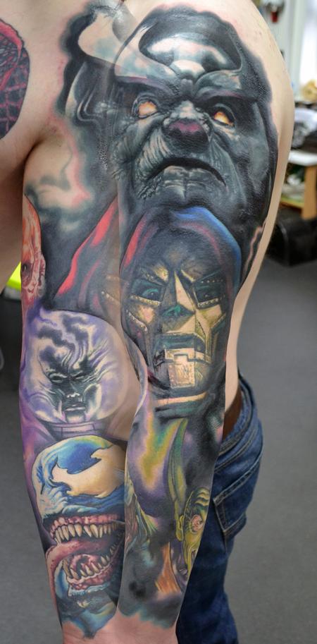 Tattoos - Marvel Villains Sleeve. - 108012